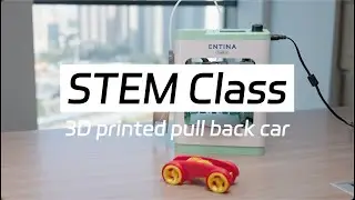 3D-Printed Pull Back Car | STEM Project for Kids