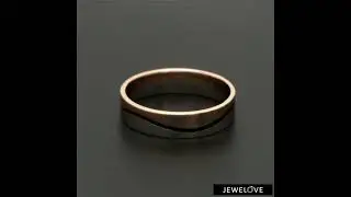 Men of Platinum | Rose Gold with Black Enamel Fusion Ring for Men JL PT 1082 - Jewelove