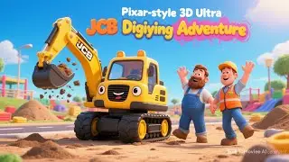 JCB Digging Adventure | Fun Construction Vehicles for Kids | Educational Nursery Rhyme