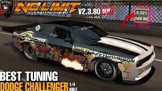 Latest Tune Dodge Challenger 5.5 second 1/4 mile no limit drag racing 2 V2.3.80