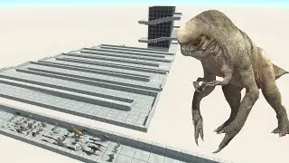 Distortus Rex Pursuit — Who Can Escape the Endless Zigzag Path? | Survival Simulation