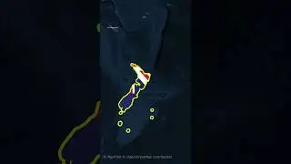 NEW ZEALAND MAP ANIMATION WITH CAPITAL IN AFTER EFFECTS #shorts