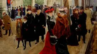 l'église américaine (#6) - An Original Artscore by Stuart Meyer Based on Jean Béraud's Painting