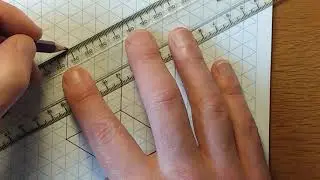 Isometric drawing - square based pyramid