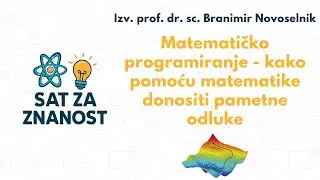 Izv. prof. dr. sc. Branimir Novoselnik - Matematičko programiranje