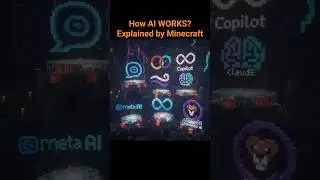 AI Explained Using Minecraft (So Simple)😉