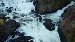 Chutes De Plaisance Drone - Beautiful Scenery With Relaxing Music