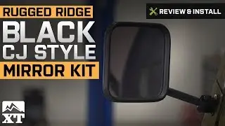 Обзор и установка комплекта зеркал Jeep Wrangler Rugged Ridge Black CJ Style (1997-2006 TJ)