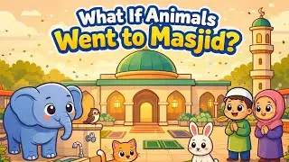 What If Animals Went to Masjid? 🕌 🐇🐈 | Islamic Kids Story | Learn Adab & Deen with Fun