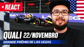 F1 REACT AO VIVO - CLASSIFICA&Ccedil;&Atilde;O GP DE LAS VEGAS DE 2025
