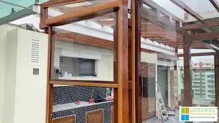 Folie transparenta terasa | Prelată transparentă | Rulou transparent prelata terasa | Folie Terasa