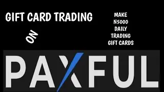 Make 5000 Daily By Trading Gift Card on Paxful - Gift Card Arbitrage Trading.