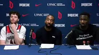 MBB Postgame: Dru Joyce III, Jake DiMichele & David Dixon vs. Cleary 12.27.25