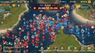 War between servers 171 vs 267 Sea of Conquest season 12 X7