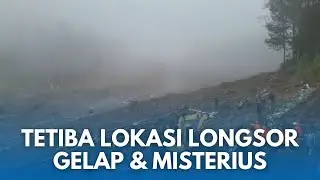 MENDADAK LOKASI LONGSOR CISARUA GELAP BANGET! Mahkota Longsor pun Tak Terlihat Sulit Cari Korban