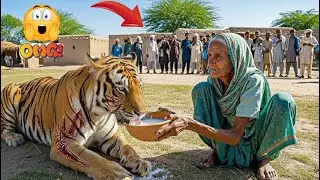 A Village A Tiger 🐅 And One Brave Old Woman