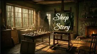 The Canvas That Painted Itself at Night | Calming Bedtime Story for Deep Rest