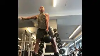 Advanced Kettlebell Row. Next level Core Stability. 38 Yrs Old. Natural Male