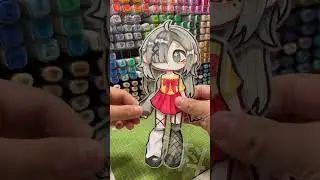 Paper dolls Gacha life so Kawai #diy  #drawsoeasyanime #howtomake #kawaii #paperdolls #gachalife