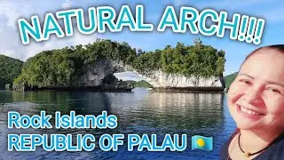 NATURAL LANDMARK! THE ARCH OF ROCK ISLAND REPUBLIC OF PALAU 🇵🇼 #wonderfuldestinations