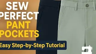 DIY Corporate Pants Front Pocket Sewing | Men&rsquo;s Trouser Tailoring Guide