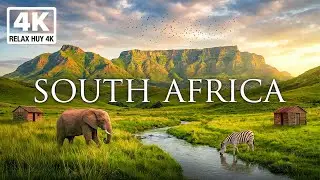 4K African Safari & Wild Nature 🌍 Scenic Wildlife African Film With Calming Music 🎶