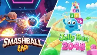 Smash Ball Up & Jelly Run 2048 Gameplay | Crazy Casual Mobile Games 🎮🔥
