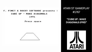Cube Up : Make Diagonals (FRE) (Atari ST / Gameplay #1767)