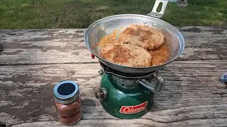 Gourmet Mess Kit Tuna Patty. 3 Ingredients