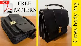 Cross body bag | Барсетка | Сумка через плечо | Бесплатная выкройка PDF
