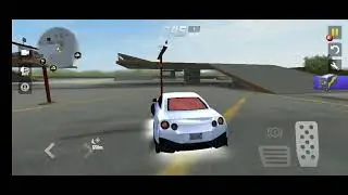 Top speed of Nissan GTR car testing in extreme car driving  game 