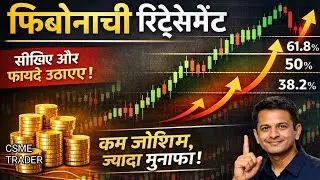Fibonacci Retracement Hindi | Entry&ndash;Exit Logic | Price Action Trading for Beginners! #csmetrader