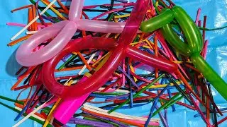 Satisfying ASMR with Colorful Long Balloons 🎈 | Balloon Twisting & Squishy Sounds