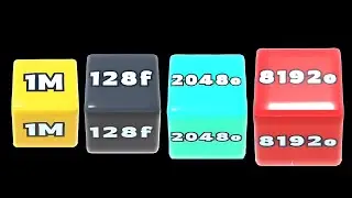 Ultimate Jelly Run 2048 Gameplay | Epic 3 Mode Race 256K &rarr; 8M &rarr; 128f &rarr; 8192o