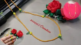 How To Make Beautiful Simple Design Nepali Pote Making At Home/Viral Potey/New Potey in the Market