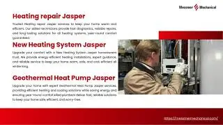 MESSMER MECHANICAL | Jasper Plumbing, AC & Heating Experts