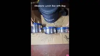 Oliveware Steel LunchBox Review Unboxing#myunboxvideos#oliveware#shorts#short#youtube#lunchbox#video