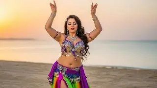 Qatar West Bay Beach Belly Dance 🔥 | Arabic Dance Perfection | Official Music Video 2025