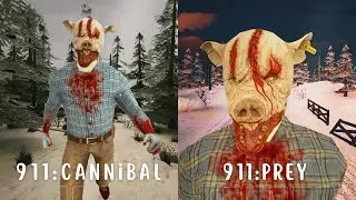911 Cannibal vs 911 Prey Last Escape Ending | Horro escape gameplay
