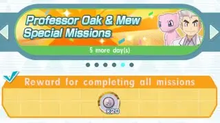 Pok&eacute;mon Masters Professor Oak & Mew Special Missions Final Grind + Item Exchange!!!
