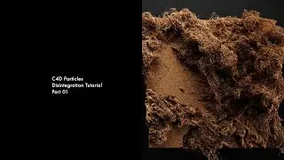 C4D Particles Disintegration Tutorial Part 01