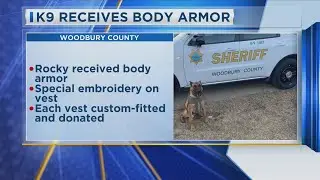 Woodbury County K9 Unit Receives Donated Body Armor