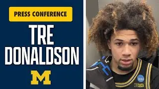 Tre Donaldson After Michigan Basketball Sweet 16 Loss To Auburn