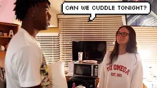 ASKING RANDOM COLLEGE GIRLS IF WE CAN CUDDLE!