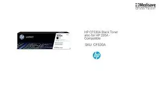 HP CF530A Black Toner also for HP 205A Compatible CF530A