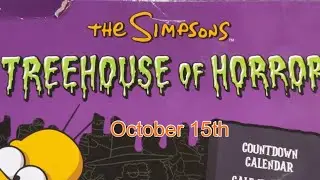 Oct 15th:  Simpson&rsquo;s Treehouse of Horror Countdown Calendar