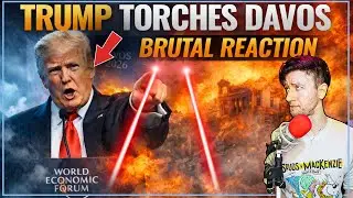 Trump ROASTS Macron at Davos 2026 (Reaction)