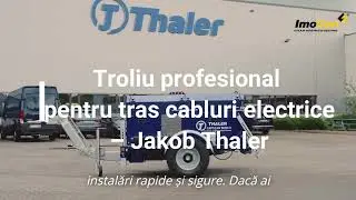 Troliu profesional pentru cabluri electrice &ndash; instalare eficientă și sigură, fără compromisuri
