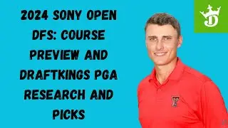 2024 Sony Open DraftKings DFS Preview