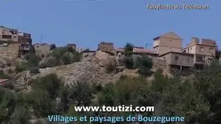 Bouzeguene : vues panoramiques At Si Hand Ouali, Taourirt, Takoucht, At Ikhlef, Tizouine ...